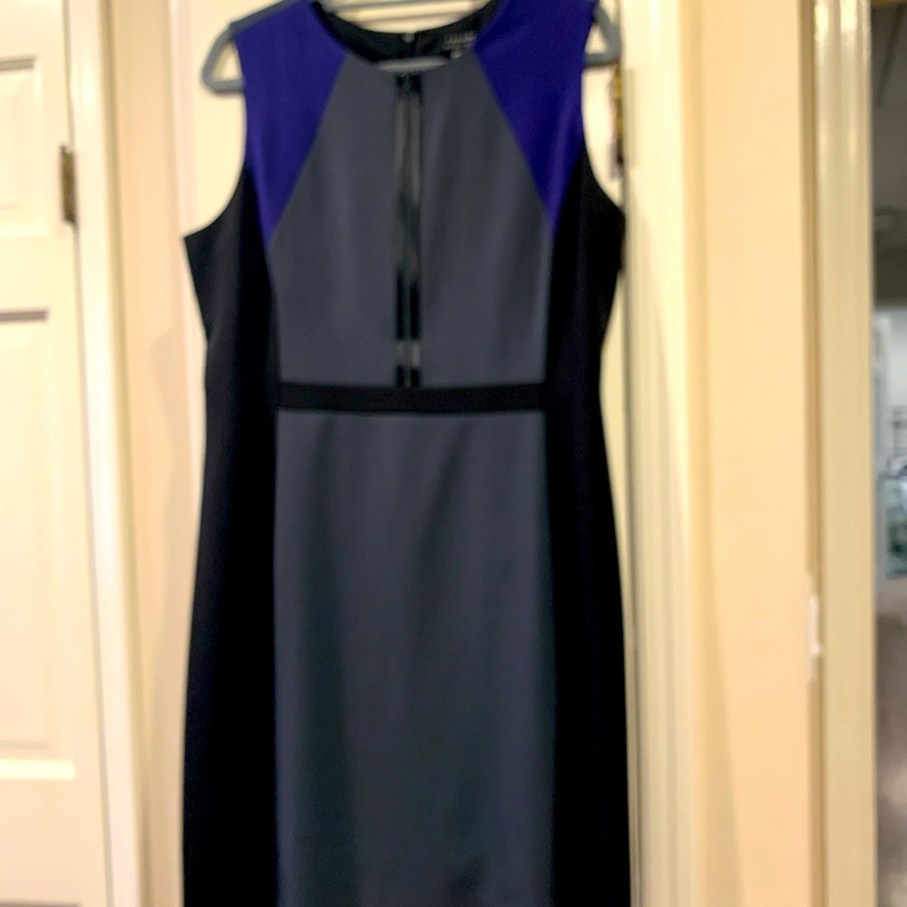 Tahari color block dress.  Size 14. Worn handful of times.